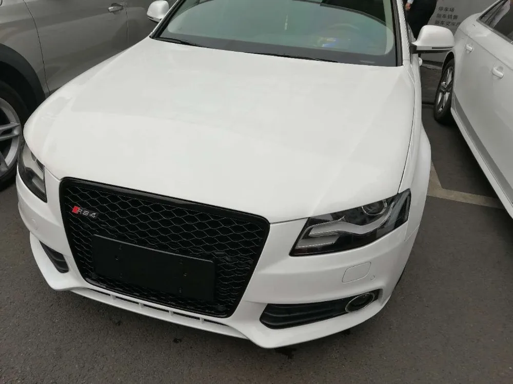

Chrome Frame Mesh Sport Grill Grille RS4 Style Fit For Audi (fit for A4 B8 S4 RS4 08-12)