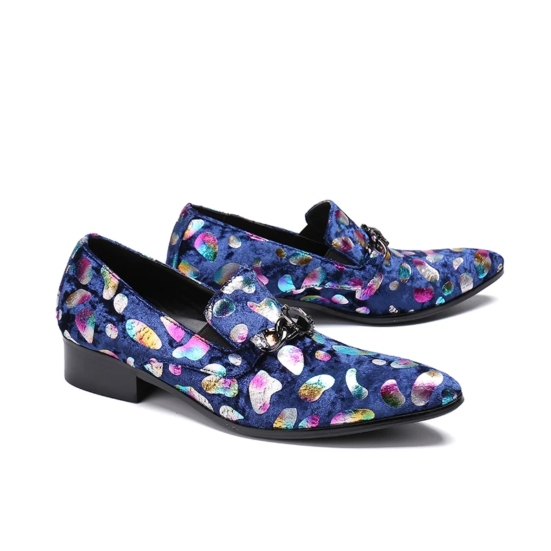 Zapatos Moda Hombres Deslizamiento Hombre Cuero Partido Club As Trabajo Barras En De Verano Casual Punta Primavera Mocasines 46 Impresión Picture Del qwpC5Y