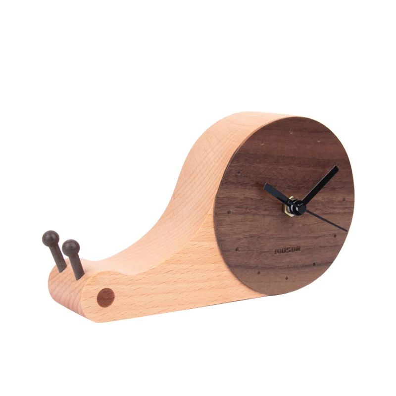 ^Cheap Cartoon Snail Wood Table Clock Silent Clock Desk Clock Creative Wooden Crafts Children'S Room Decoration Gifts Home Decorations ^Cheap Cartoon Snail Wood Table Clock Silent Clock Desk Clock Creative Wooden Crafts Children'S Room Decoration Gifts Home Decorations
