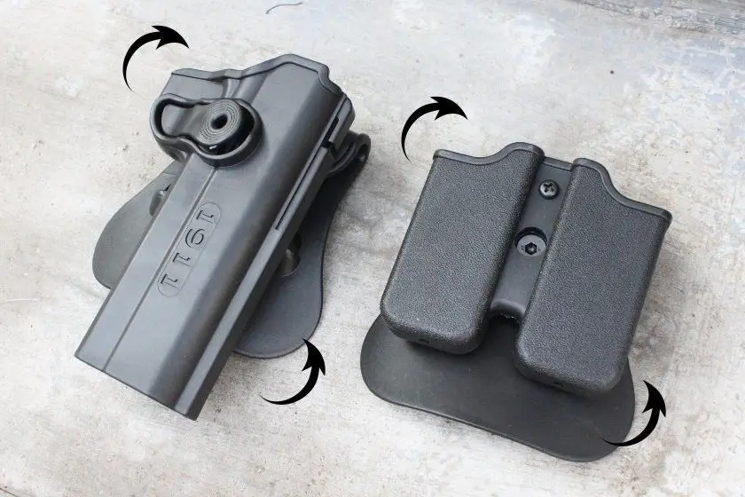 

tactical gun holster Airsoft Wii Waist Holster for 1911 GBB ( BK )