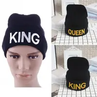 Зимняя шапка "king" "queen" #5