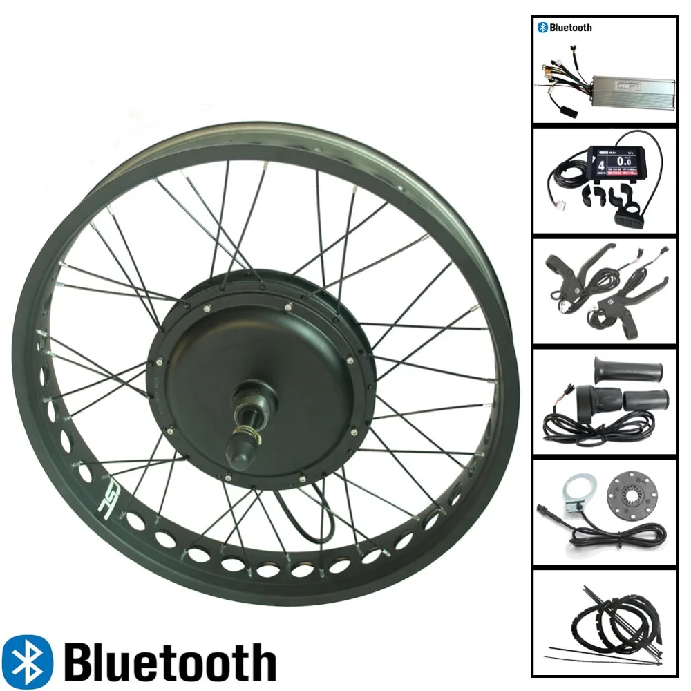 Электрический фэтбайк с Bluetooth 20/24/26 ''* 4 0 48 в 750 Вт полный мотор заднее колесо ebike