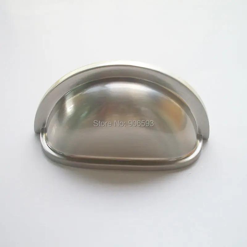 

12pcs lot free shipping zinc alloy kitchen cabinet handle in nichel brushed, cupboard handles,76mm handles