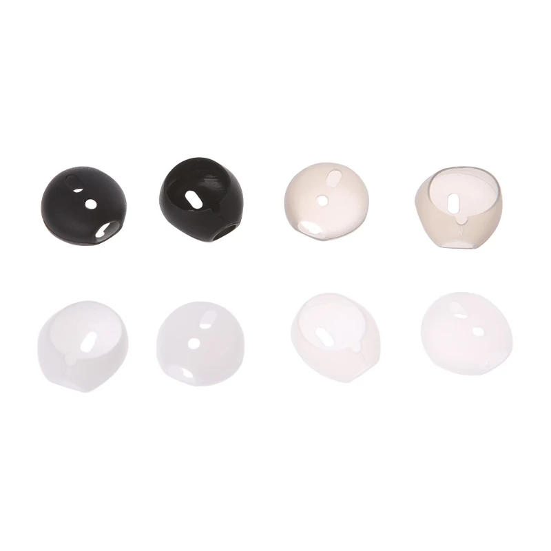 4 Pairs Silicone Antislip Earphone Earbuds Tips Cover For AirPods Apple EarPods