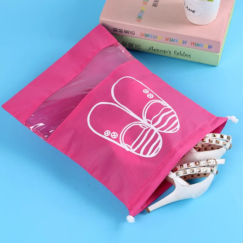 للماء أحذية التخزين أكياس الغبار غطاء الملابس أكياس الرباط السفر الحقيبة حقيبة غطاء غير المنسوجة الغسيل المنظم أكياس