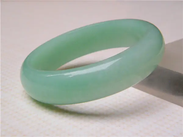 

FREE SHIPPING>>>@@ 61MM NEW VINTAGE CHINA FASHION BEAUTIFUL GREEN JADE GEMS BANGLE JADE BRACELET NEW