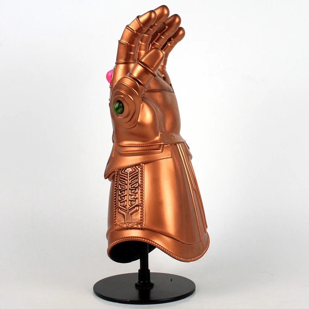 Infinity Gauntlet Cosplay Avengers Infinity War Gloves Thanos Mask Infinity Gauntlet With LED Deluxe PVC Adult Halloween Party