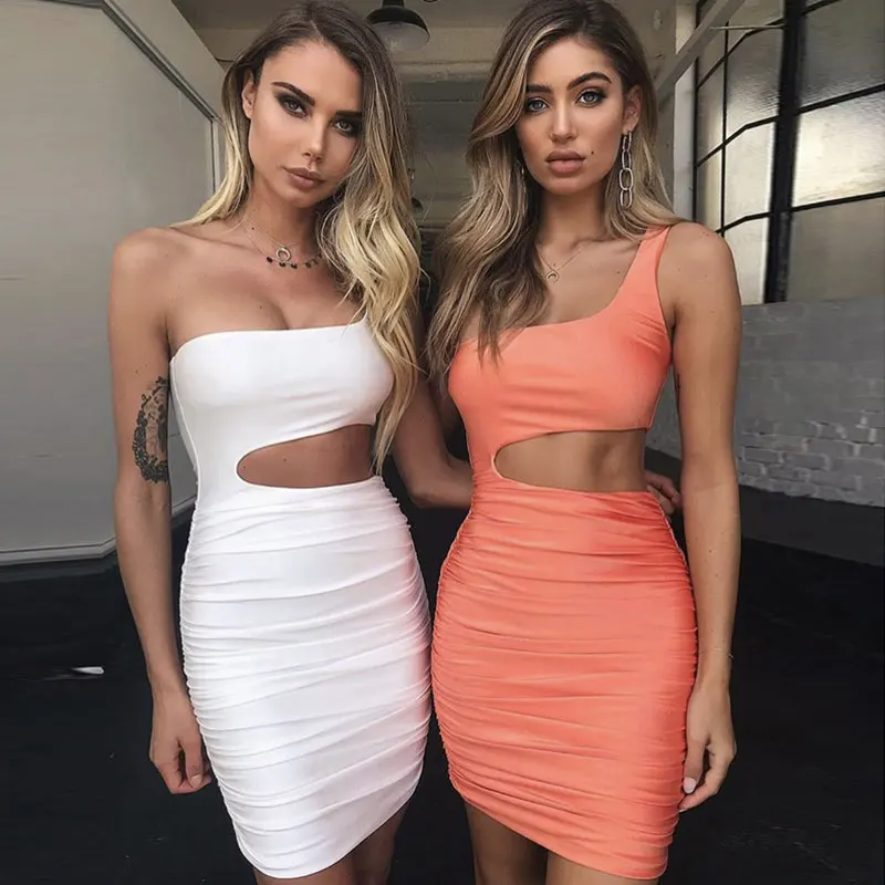 girl in tight dress