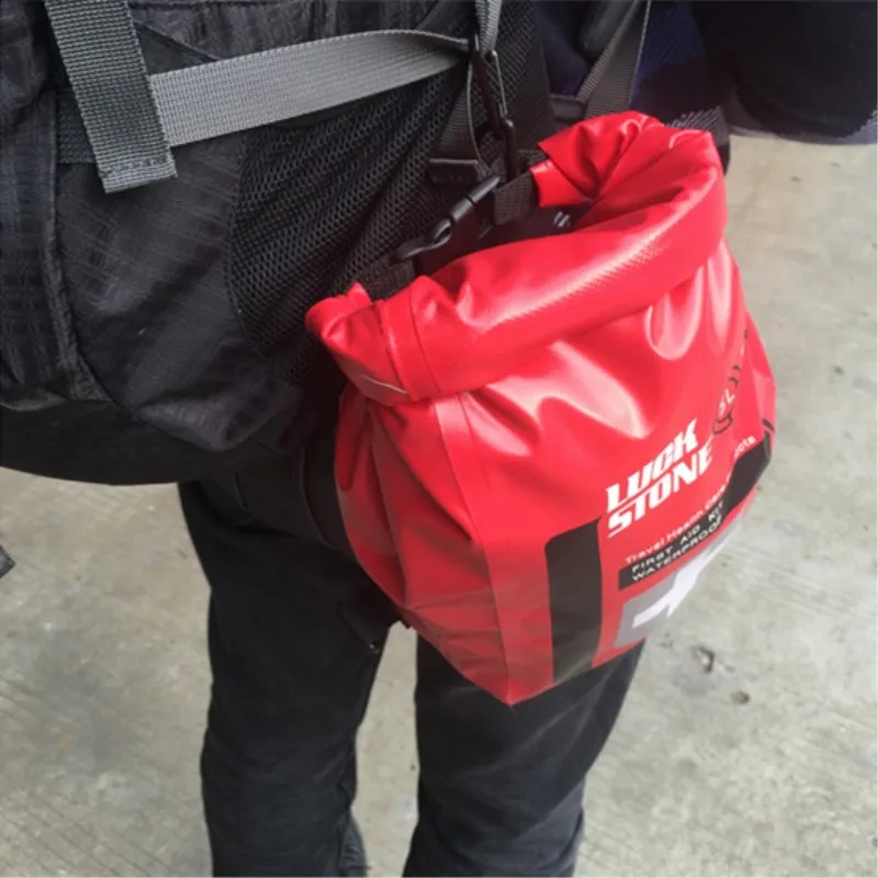 Paquete de primeros auxilios 5L PVC impermeable bolsa de senderismo de Río bolsa de viaje al aire libre Camping médico Kit de primeros auxilios Paquete de deriva
