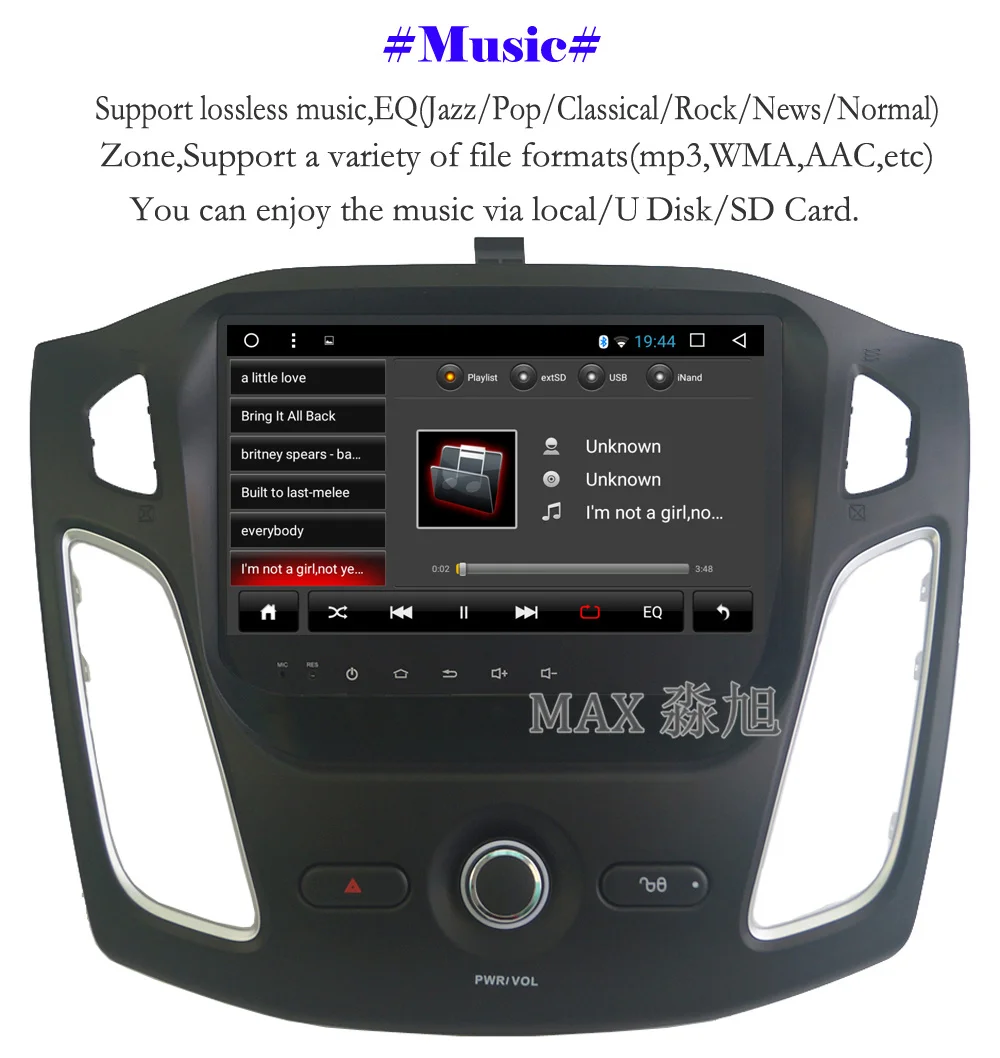 Best MAX 2G 32G Android 8.1 Car DVD Player for Ford Focus 3 2012 2013 2014 2015 Car Radio RDS Navigation System Map 4G WiFi SWC BT 6