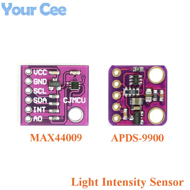 

MAX44009 APDS-9900 Ambient Light Sensor Intensity Sensor Module Proximity Ranging Digital Output