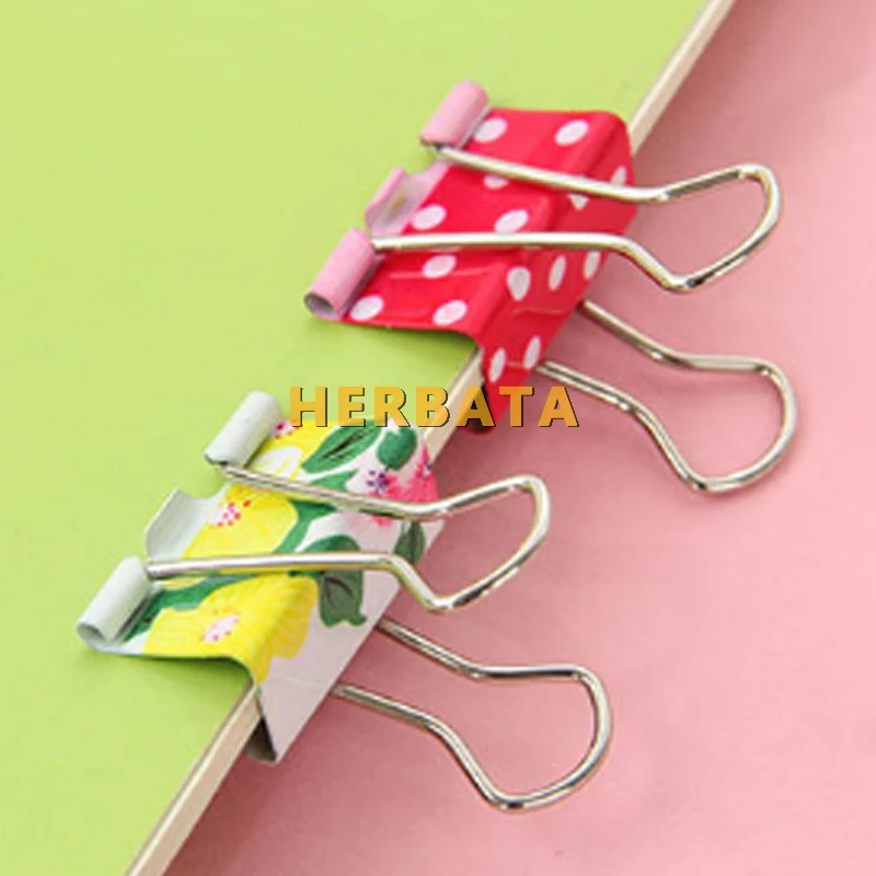 Зажимы для макияжа фруктового цвета 4 шт./лот 19 мм|purse designer|supply schoolsupply metal |