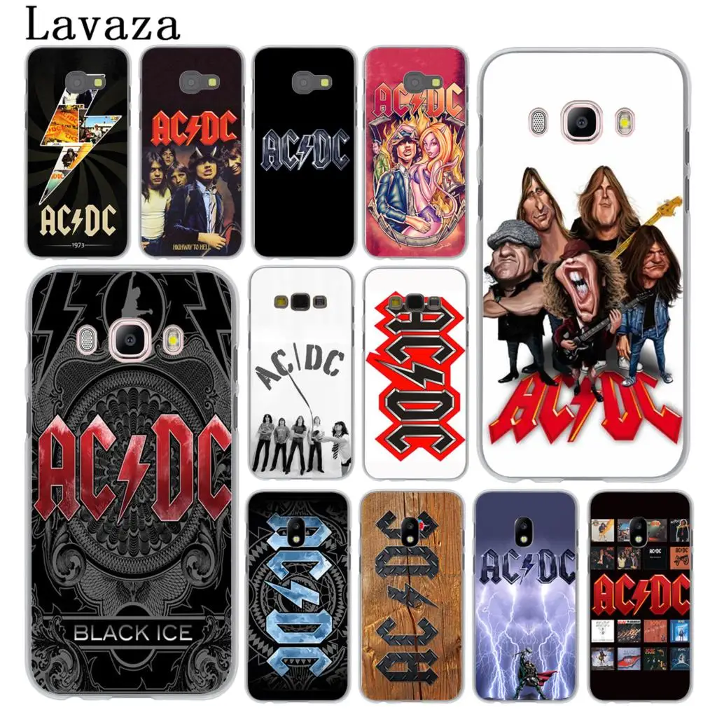 

Lavaza ac dc acdc poster music Hard Phone Cover Case for Samsung Galaxy J6 J5 J1 J2 J3 2017 2016 2015 Prime J7 US EU Version