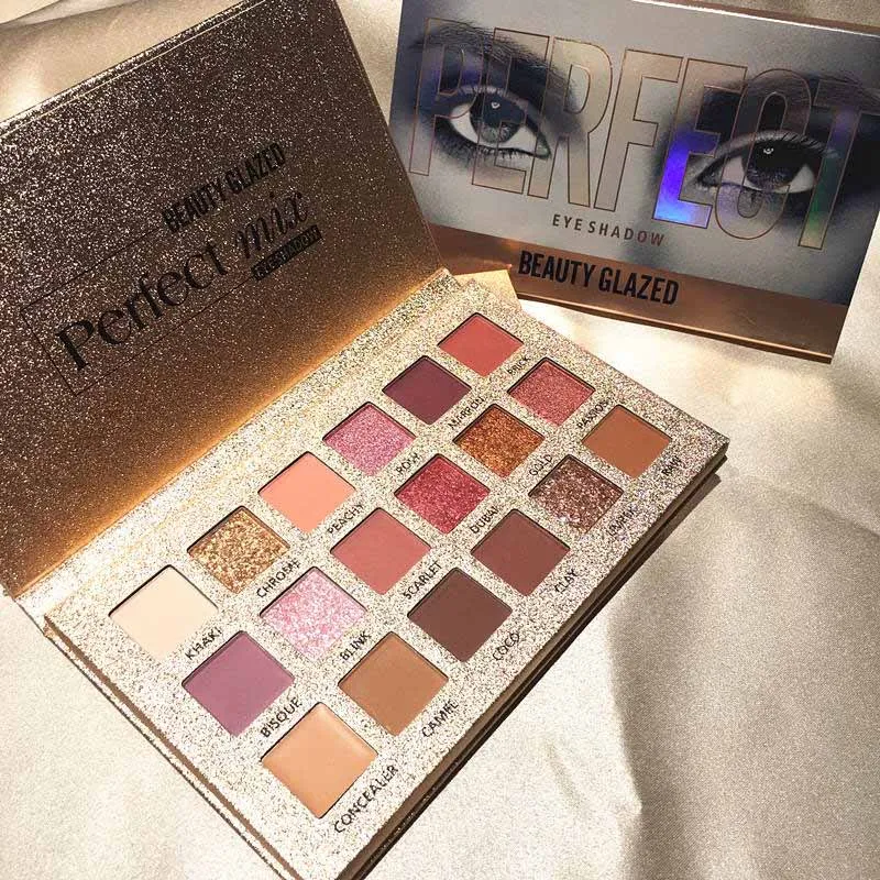 

High Quality Eye Shadow Palette Beauty Creations 18 Colors Eyeshadow Pigment Powder