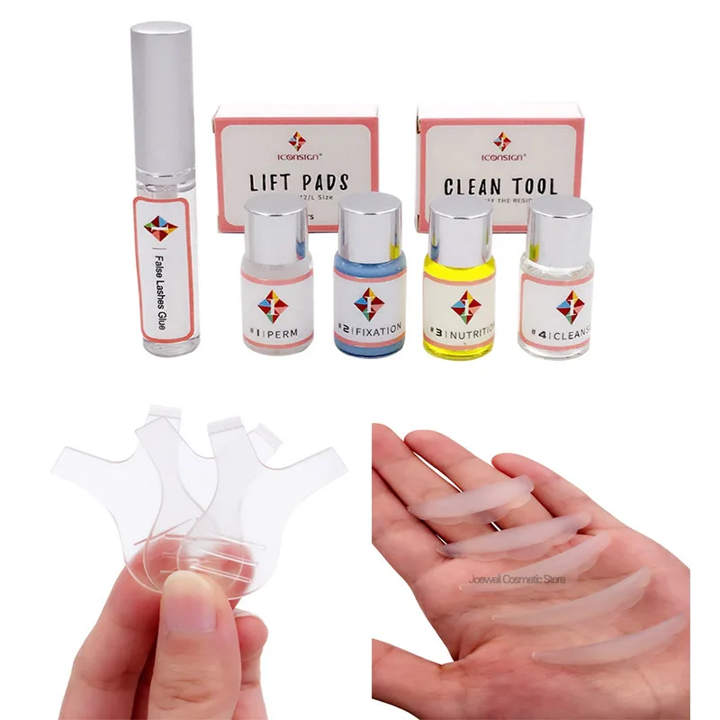 

3Pcs/Lot Lash Lift Kit Eyelash Perm Curling Lash Enhancer Extension Eye Lashes Glue Professional Liquid +Clean Tool+Lift Pads