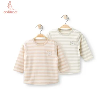 

COBROO Baby Girl/Boy Clothes with Cute Cat Pattern Long Sleeve Baby Tops Tees 0-24 Months