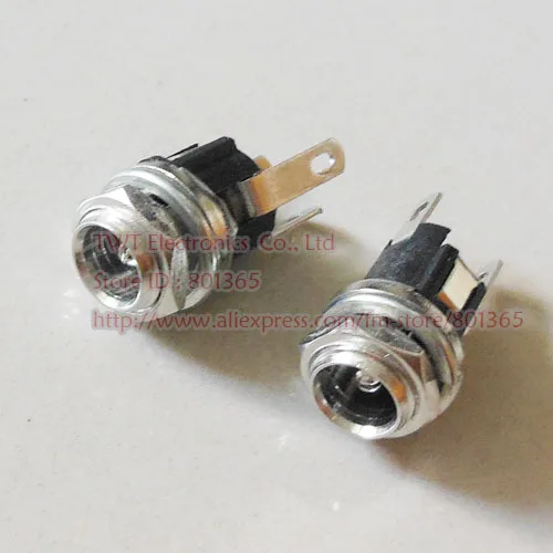 Metal 2 1 Mm Femelle Chassis Connecteur Dc Socket Pristonnet Com