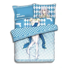 Undefeated Bahamut Chronicle Airi Arcadia Anime Bedding Sheet Bedding Sets Comforter Sets Pillow Case 4PCS