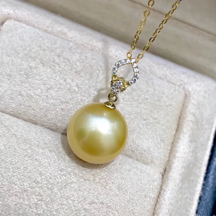 

Solid 18K Yellow Gold Pendant Connector Bead cup and bail 18Karat Solid 18ct Dangle Pendant Findings DIY Fashion Jewelry Making