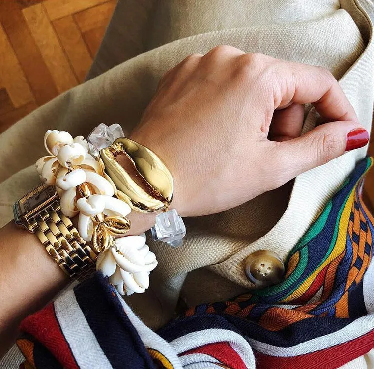 Bileklik pulseras mujer hombre puka COWRIE shell bransoletki dla kobiet prezent bijoux biżuteria czeski boho bransoletki bransoletki femme -