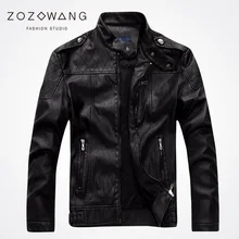 2017 Zozownag New Spring Autumn Motorcycle Leather Jacket Men Jaqueta Couro Masculino Coat Suede Bomber Leather Jacket Men 2017 Zozownag New Spring Autumn Motorcycle Leather Jacket Men Jaqueta Couro Masculino Coat Suede Bomber Leather Jacket Men