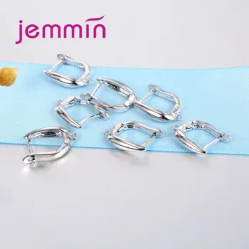 

Wholesale 925 Sterling Silver Jewelry Making Accessory DIY Connector Earrings Findings Fashion Earring hoop