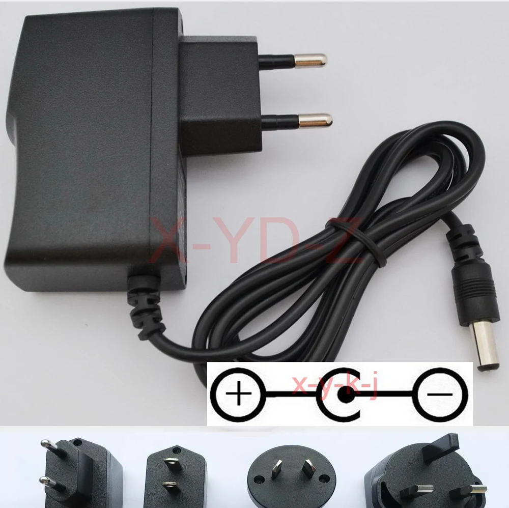 

1PCS AC/DC Power Supply Adapter wall charger Adapter DC9V 1A For Casio AD-5 AD-5MU AD-5MR AD-5EL AD-5MLE Power Supply Cord