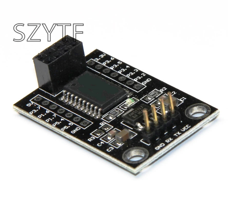 

STC15L204 + NRF24L01 interface wireless driver board wireless development board