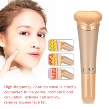 

Portable Heart-shaped Facial Massager Essence Instrument Face Beauty Device Skin Cleaner Facial Vibration Massager