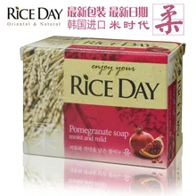Корея~ CJ Лев~ рисовое мыло для сушки травяного граната и пиона экстракт очищающее средство для кожи упругое увлажненное гладкое и дровяное уход за кожей 100 г