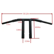 Универсальный 25 мм мотоциклетный Т-образный руль для Harley модели 883 Fat Boy Chopper Cafe Racer Sportster Touring