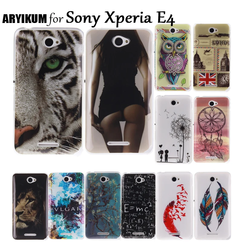 

ARYIKUM Phone Cases For Sony Xperia E4 E2104 E2105 Dual E2115 Silicone Case For Sony E4 E 4 Mobile Cover For Sony Experia E4