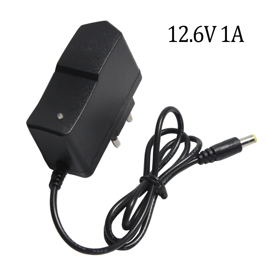 4.2/8.4/14.6/16.8/12.6V 1A EU Plug Lithium Battery Charger Charger Power Adapter Charger With Wire Lead DC 5.5 *2.1MM smart band watch charger