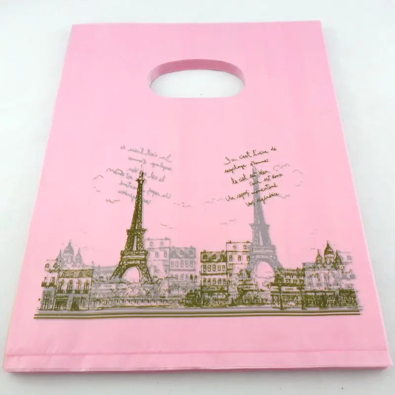 50pcs Plastic Small Pouches Bag Jewelery Wedding Candy Birthday Gift Packing Bags 15x20cm