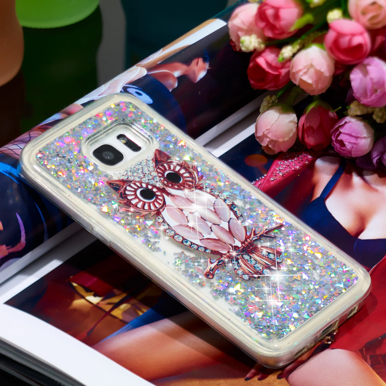 Зыбучие пески чехол Samsung Galaxy S7 край фотоаппаратов моментальной печати 7S Edge