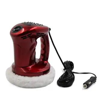 

uxcell DC 12V Red Black Waxing Buffing Machine Car Electric Waxer Polisher Cleaning