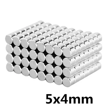 

50pcs Dia 5x4 mm neodymium magnets N35 rare earth super strong round permanent magnet Disc 5*4mm