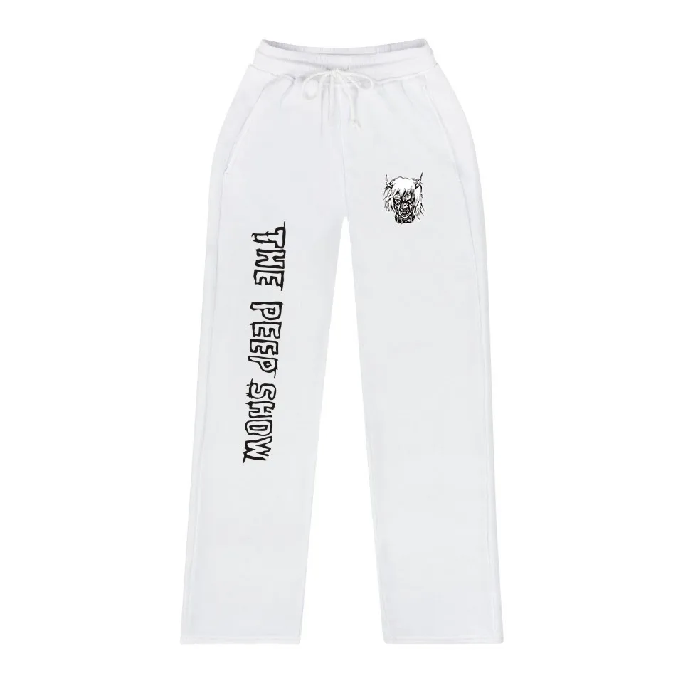 WEJNXIN Lil Peep Pants Men Women Hip Hop Streetwear Trousers Cotton Warm Elastic Waist Pants ANGELS PROTECT ME Sweatpants