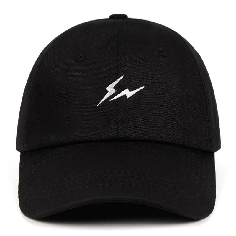 

Hiroshi Fujiwara Dad Hat Double Lightning Baseball Cap Fragment 100% Cotton Hat Snapback Unisex Street trend Caps