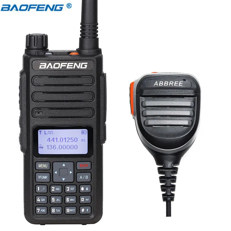 BAOFENG DM-860 Dual Band Dual Time слот цифровая рация трансивер DMR Motrobo Tier1 Tier2 портативный радио + 780 динамик MIC