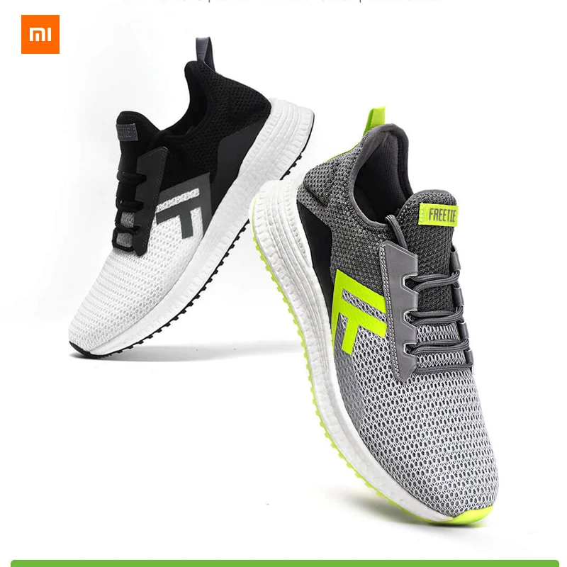 

New Xiaomi Youpin FREETIE Clouds Cross Casual Sneakers Breathable mesh surface ETPU cloud midsole shock absorption and non-slip