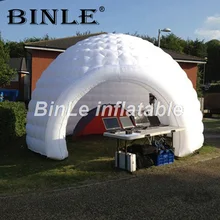 Китай открытый газон события беседка выставочный стенд купол пати реклама белый свадебные надувные палатки со светодиодный продажи