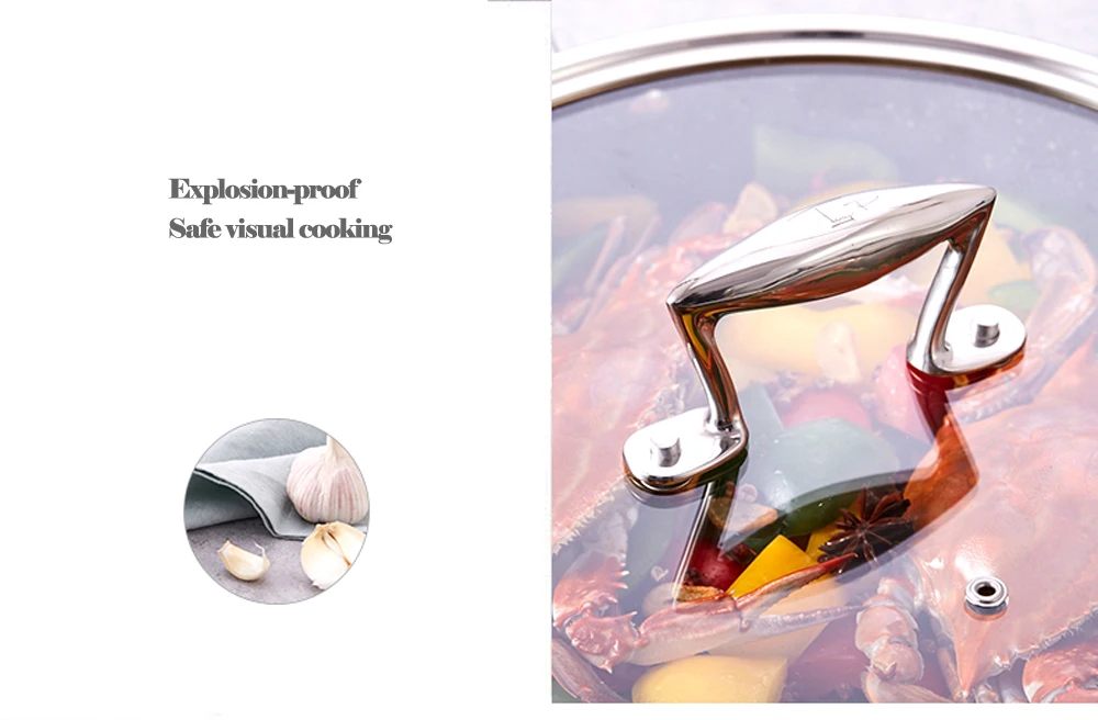 28 см сковороды из нержавеющей стали сковорода антипригарные сковороды плоские антипригарные бездымные кастрюли экологически чистые сковороды PDG42