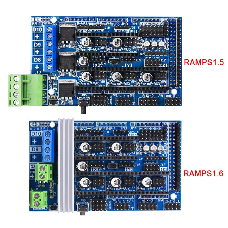 BIQU BIGTREETECH Ramps 1 6 обновление на Reprap ramps 4 5 Совместимость с MKS Gen V1.4 Mega 2560 для деталей 3d