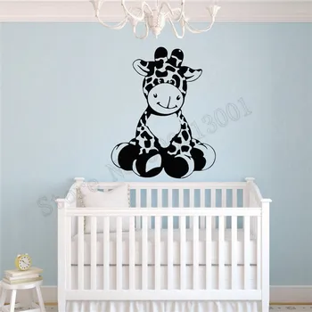 

Wall Sticker Cute Giraffe Animal Kidsroom Poster Vinyl Art Removeable Mural Beautiful Decal Vinyl Art Removeable Decor LY686