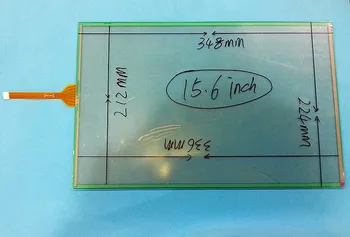 

Original 15.6 inch touch screen digitizer 348mm*224mm 8 wire resistive touch screen panel for 077A5-1599A 1 touch glass