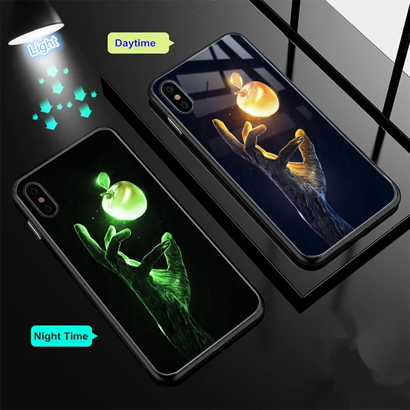 Luminous Marvel Venom Case For iPhone 6 6S 7 8 Glass Luxury Phone Case For Apple iPhone 6 6S 7 8 Plus X XS XS Max Cover Luminous Marvel Venom Case For iPhone 6 6S 7 8 Glass Luxury Phone Case For Apple iPhone 6 6S 7 8 Plus X XS XS Max Cover
