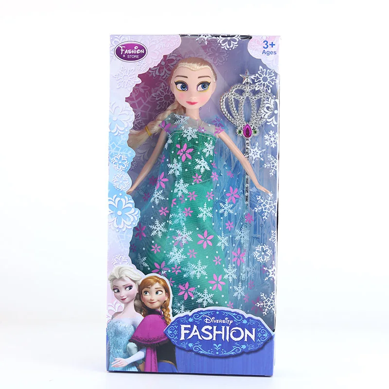 2019 Disney 11inch Frozen Elsa Anna Princess Lovely Doll Toy Fairy Fantasy Girl DIY Toy Dress Up Model For Kid Birthday Gift Box 2019 Disney 11inch Frozen Elsa Anna Princess Lovely Doll Toy Fairy Fantasy Girl DIY Toy Dress Up Model For Kid Birthday Gift Box