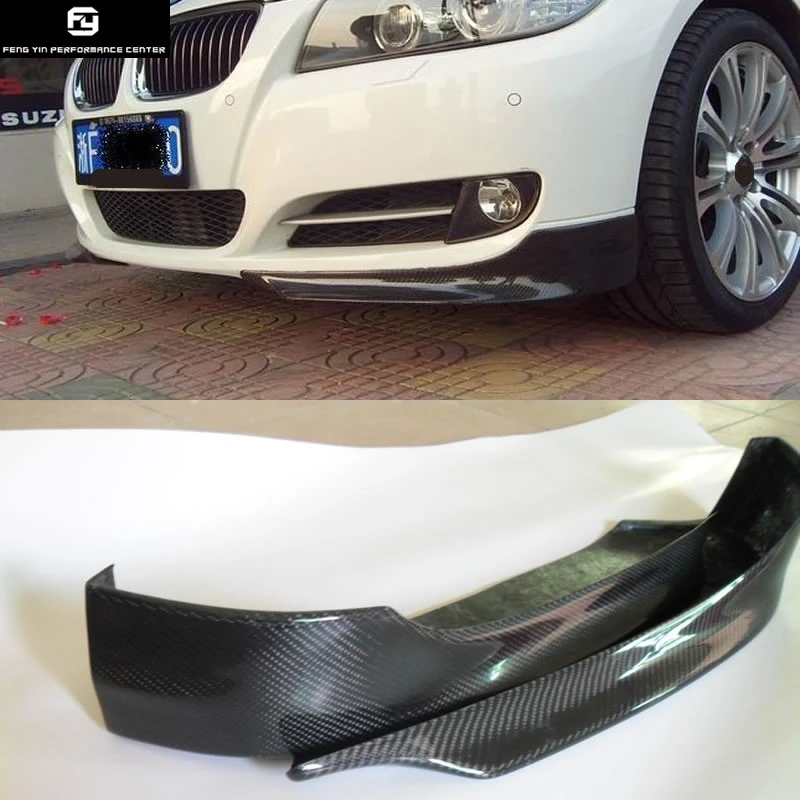 

E90 Carbon Fiber Front Side Bumper Splitters Aprons for BMW E90 standard bumper 2009-2012