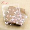 100PCS Cherry Blossoms Candy &Cookie Plastic Bags Self-Adhesive For DIY Biscuits Snack Baking Package Decor Kids Gift Supplies ► Photo 1/6